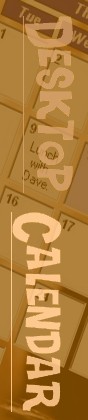 Desktop Calendar Banner