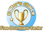 editors choice award from free downloads center