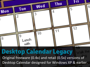 Desktop Calendar Legacy