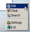 edit menu item